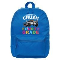 Ready To Crush Fourth Grade Cute 4Th Grade Gift 16 in Basic Backpack