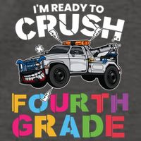 Ready To Crush Fourth Grade Cute 4Th Grade Gift Vector Backpack