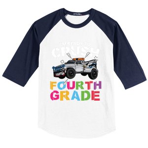 Ready To Crush Fourth Grade Cute 4Th Grade Gift Baseball Sleeve Shirt