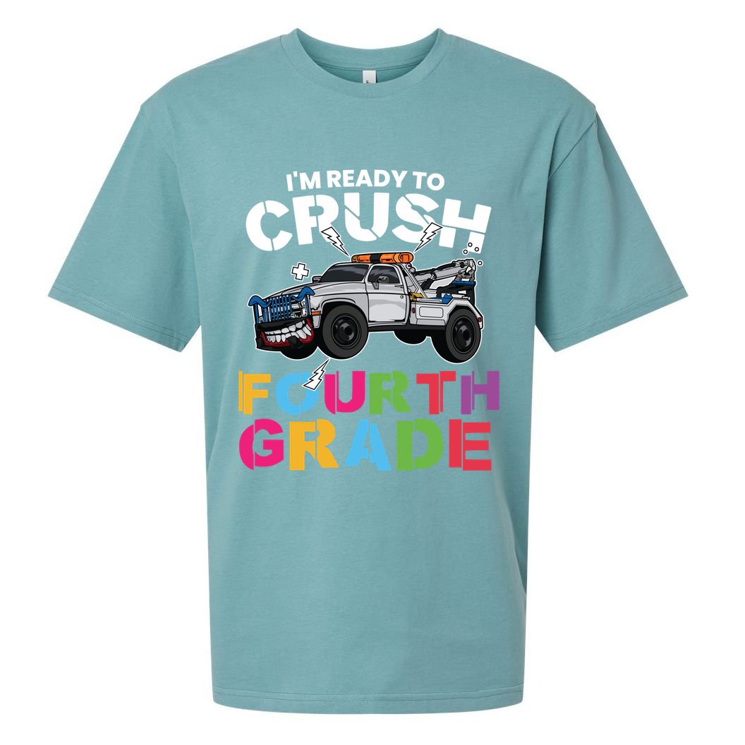 Ready To Crush Fourth Grade Cute 4Th Grade Gift Sueded Cloud Jersey T-Shirt