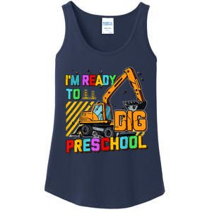 Ready To Dig Preschool Construction Back To School Men Boy Ladies Essential Tank