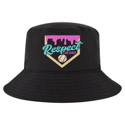 Respect The Drip Ice Cream Dripping Cool Comfort Performance Bucket Hat