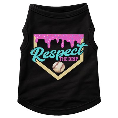 Respect The Drip Ice Cream Dripping Doggie Tank