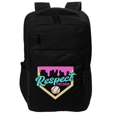 Respect The Drip Ice Cream Dripping Impact Tech Backpack