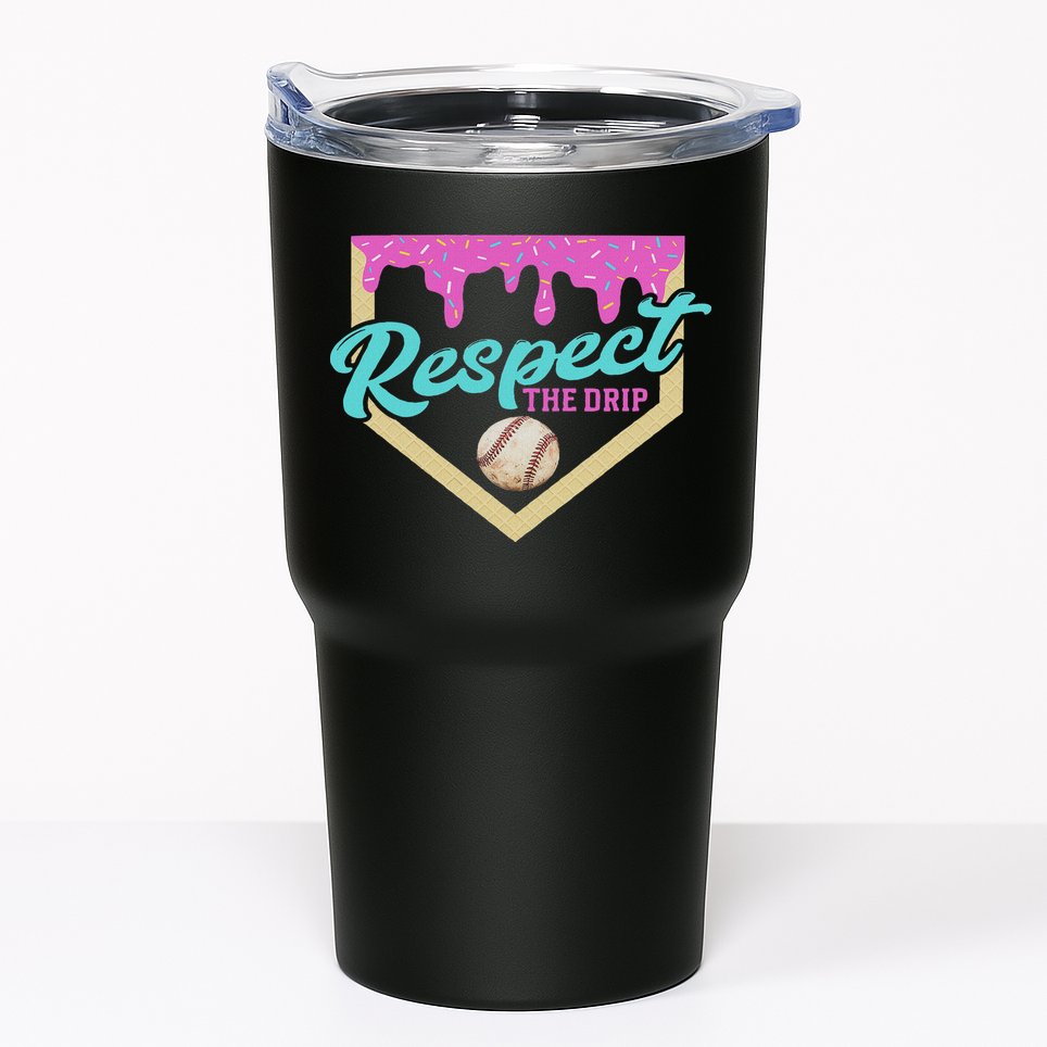 Respect The Drip Ice Cream Dripping Tumbler