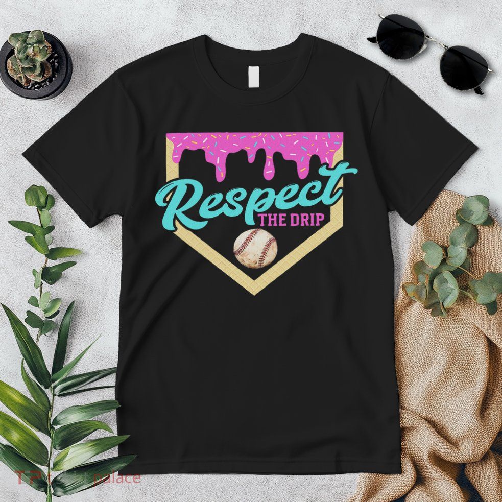 Respect The Drip Ice Cream Dripping Premium T-Shirt