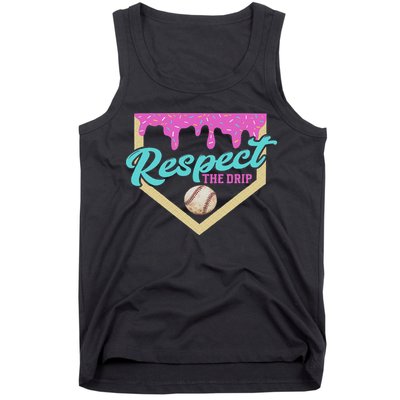 Respect The Drip Ice Cream Dripping Tank Top