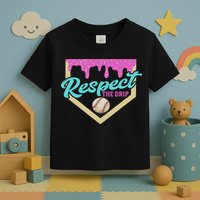 Respect The Drip Ice Cream Dripping Toddler T-Shirt