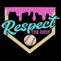 Respect The Drip Ice Cream Dripping Toddler T-Shirt