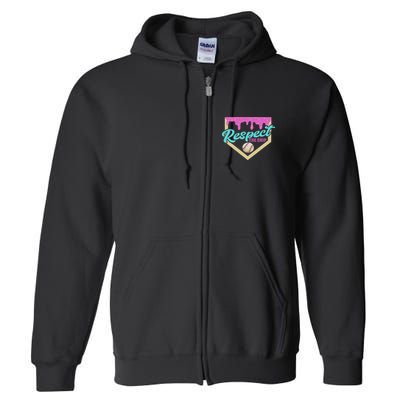 Respect The Drip Ice Cream Dripping Full Zip Hoodie
