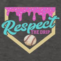 Respect The Drip Ice Cream Dripping Vector Backpack