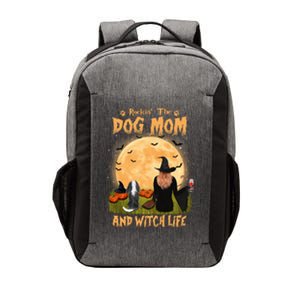 Rocking The Dog Mom And Witch Life Cavalier Halloween Gift Vector Backpack