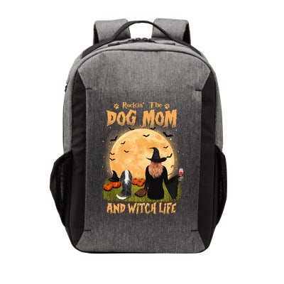 Rocking The Dog Mom And Witch Life Cavalier Halloween Gift Vector Backpack