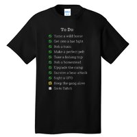 Red To Do List Horse & Cowboy Adventure Gamer Tall T-Shirt