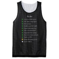 Red To Do List Horse & Cowboy Adventure Gamer Mesh Reversible Basketball Jersey Tank