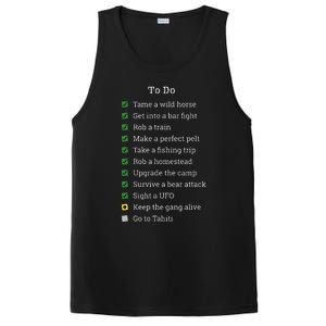 Red To Do List Horse & Cowboy Adventure Gamer PosiCharge Competitor Tank