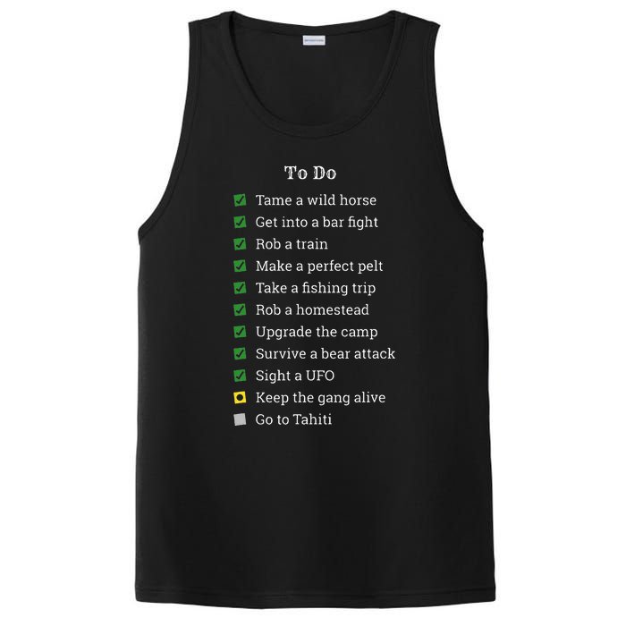 Red To Do List Horse & Cowboy Adventure Gamer PosiCharge Competitor Tank