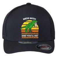Retro Tgiftrex Druncle Drunclesaurus Slogan Funny Unclesaurus Gift Flexfit Unipanel Trucker Cap