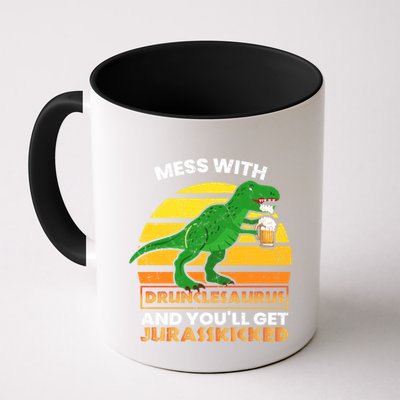 Retro Tgiftrex Druncle Drunclesaurus Slogan Funny Unclesaurus Gift Mug