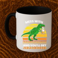 Retro Tgiftrex Druncle Drunclesaurus Slogan Funny Unclesaurus Gift Mug