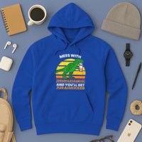 Retro Tgiftrex Druncle Drunclesaurus Slogan Funny Unclesaurus Gift Hoodie