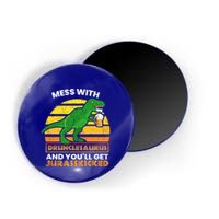 Retro Tgiftrex Druncle Drunclesaurus Slogan Funny Unclesaurus Gift Magnet