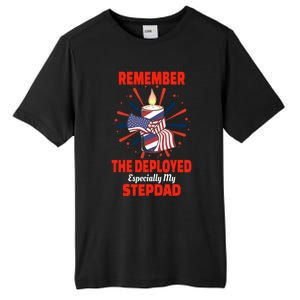 Remember The Deployed Stepdad Design Gift Tall Fusion ChromaSoft Performance T-Shirt