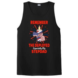 Remember The Deployed Stepdad Design Gift PosiCharge Competitor Tank