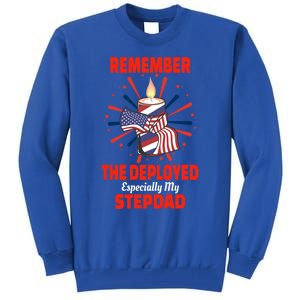 Remember The Deployed Stepdad Design Gift Tall Sweatshirt