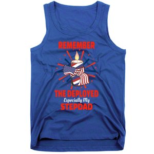 Remember The Deployed Stepdad Design Gift Tank Top