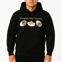Retro Thanksgiving Dinner You Know Why IM Here Deviled Egg Hoodie