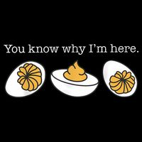 Retro Thanksgiving Dinner You Know Why IM Here Deviled Egg Daily Commute Backpack