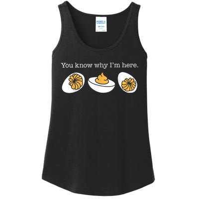 Retro Thanksgiving Dinner You Know Why IM Here Deviled Egg Ladies Essential Tank