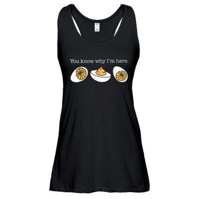 Retro Thanksgiving Dinner You Know Why IM Here Deviled Egg Ladies Essential Flowy Tank