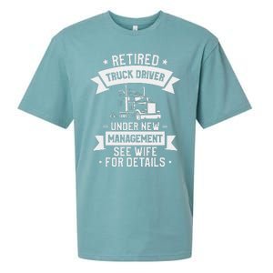 Retired Truck Driver Funny Retirement Quote For A Trucker Sueded Cloud Jersey T-Shirt