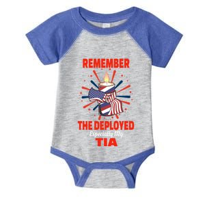 Remember The Deployed Tia Design For Sobrina Or Sobrino Gift Infant Baby Jersey Bodysuit