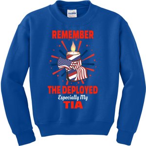 Remember The Deployed Tia Design For Sobrina Or Sobrino Gift Kids Sweatshirt