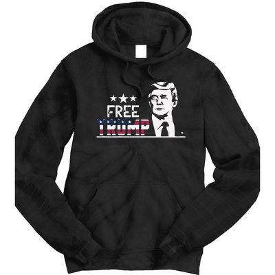 Release The Donald Free Trump Trump Hush Money Trial Tie Dye Hoodie