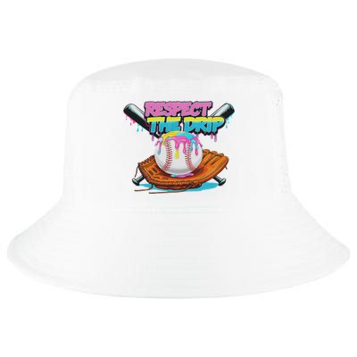 Respect The Drip Baseball Bat Glove Ice Cream Drip Cool Comfort Performance Bucket Hat