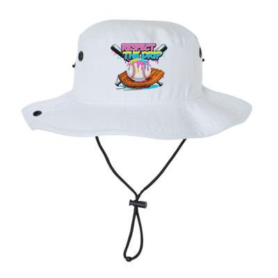 Respect The Drip Baseball Bat Glove Ice Cream Drip Bucket Hat