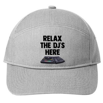 Relax The DjS Here Turntable Music Equalizer 7-Panel Snapback Hat