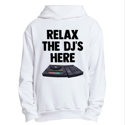 Relax The DjS Here Turntable Music Equalizer Urban Pullover Hoodie