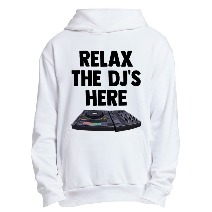 Relax The DjS Here Turntable Music Equalizer Urban Pullover Hoodie