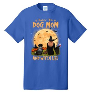 Rocking The Dog Mom And Witch Life Havanese Halloween Gift Tall T-Shirt