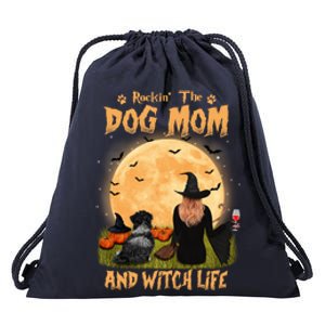 Rocking The Dog Mom And Witch Life Havanese Halloween Gift Drawstring Bag