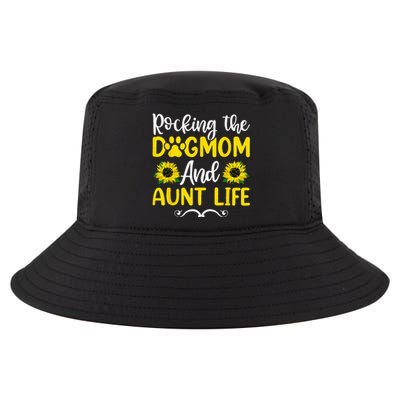 Rocking The Dog Mom & Aunt Life Sunflower Mothers Day Cool Comfort Performance Bucket Hat