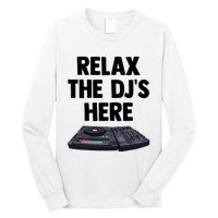 Relax The DjS Here Turntable Music Equalizer Long Sleeve Shirt