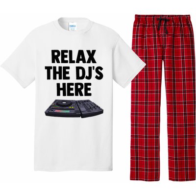 Relax The DjS Here Turntable Music Equalizer Pajama Set