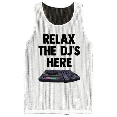 Relax The DjS Here Turntable Music Equalizer Mesh Reversible Basketball Jersey Tank