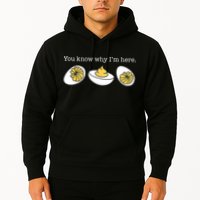 Retro Thanksgiving Dinner You Know Why IM Here Deviled Egg Hoodie